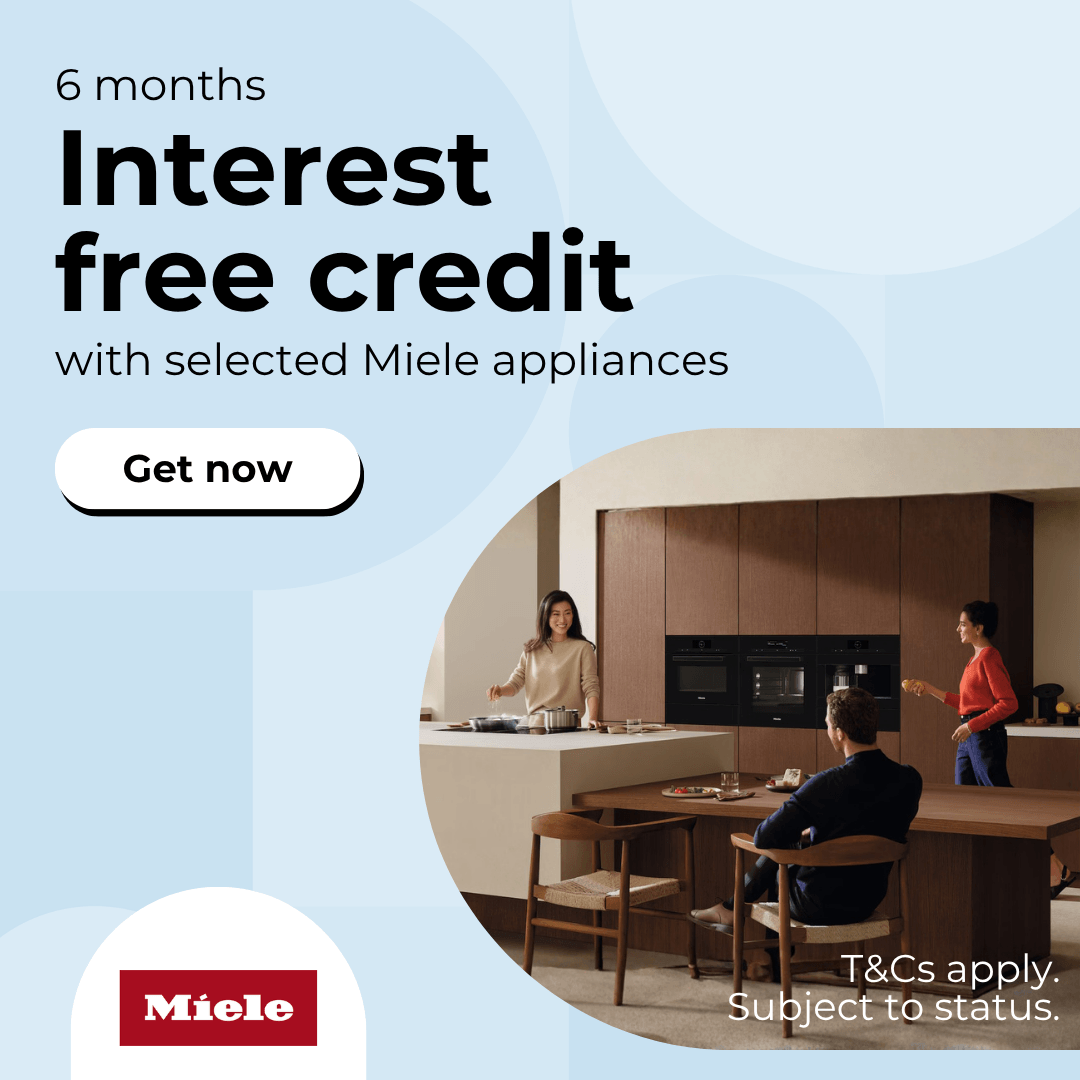 6 months interest free credit with selected Miele appliances